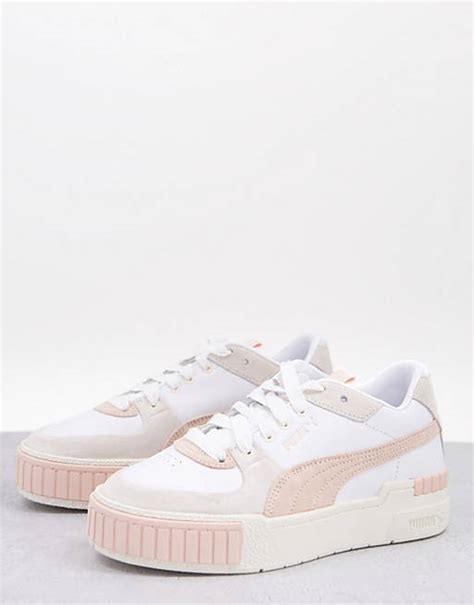 puma cali white and pink.